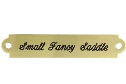 DOVER DROPSHIP 2" Fancy Saddle Nameplate- Nameplates
