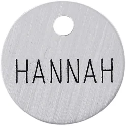 DOVER DROPSHIP 1'' Round Bridle & Accessory Tag- Nameplates