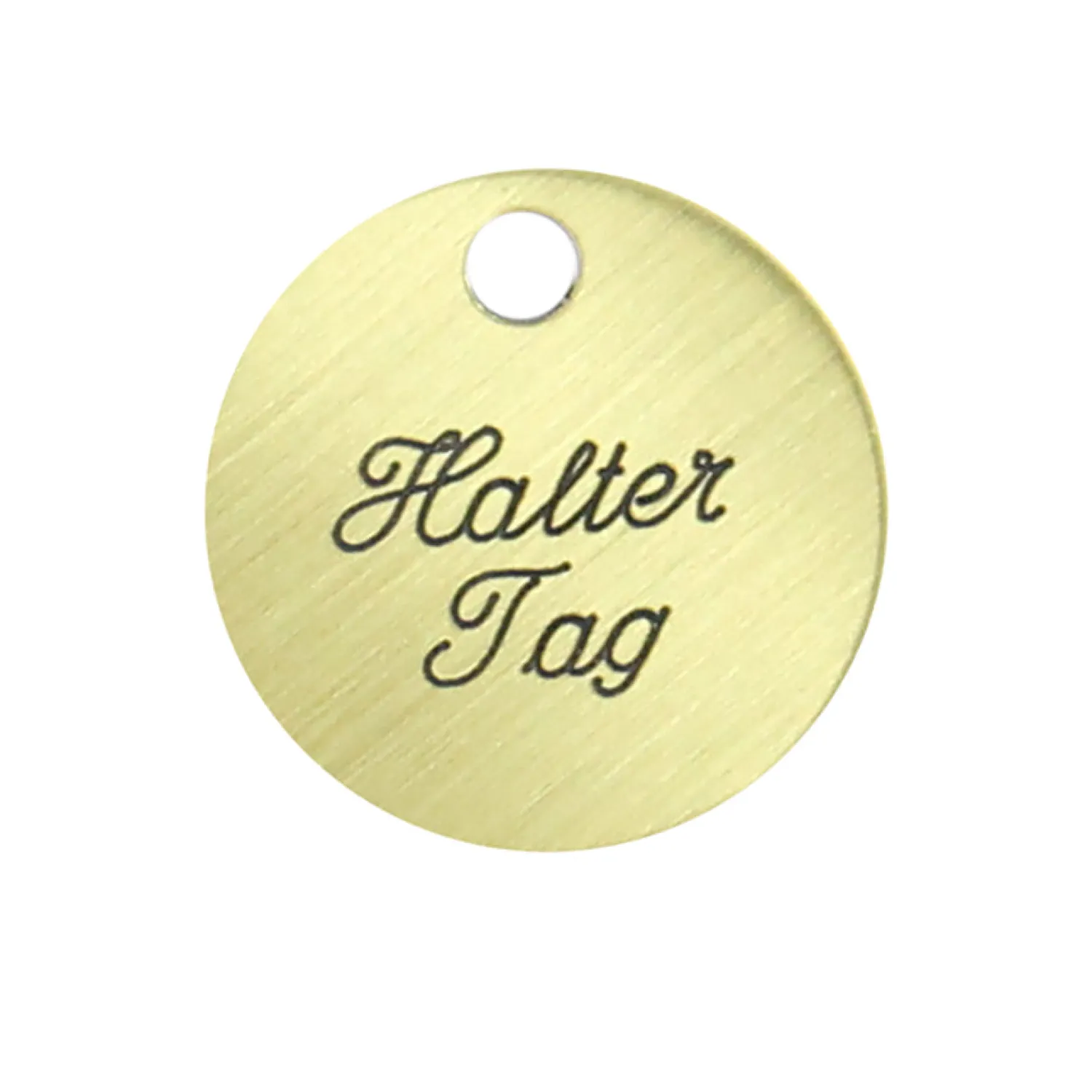 DOVER DROPSHIP 1'' Round Halter Tag- Nameplates