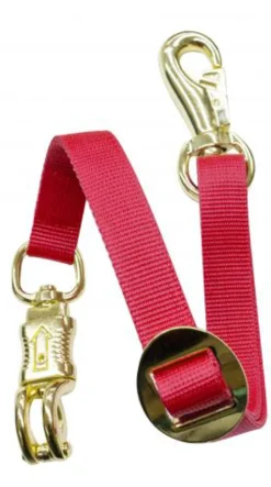 SHILOH STABLES TACK Adjustable Flat Nylon Trailer Tie- Trailering|Stable Hardware