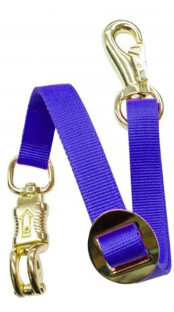 SHILOH STABLES TACK Adjustable Flat Nylon Trailer Tie- Trailering|Stable Hardware