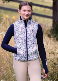 ARIAT-APPAREL Ariat® Kids’ Bella Reversible Vest-Kids Kids' Outerwear|Kids' Casual Riding Clothes