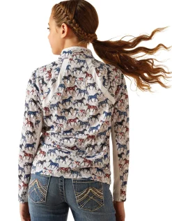 ARIAT-APPAREL Ariat® Kids’ Print Sunstopper Shirt 3.0-Kids Kids' Casual Riding Clothes