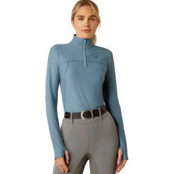 ARIAT-APPAREL Ariat® Ladies’ Lowell Long Sleeve Solid Shirt 3.0- Long Sleeve Tops