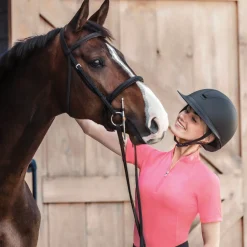 ARIAT-APPAREL Ariat® Ladies’ Soquel Quarter-Zip Short Sleeve Shirt- Short Sleeve Shirts