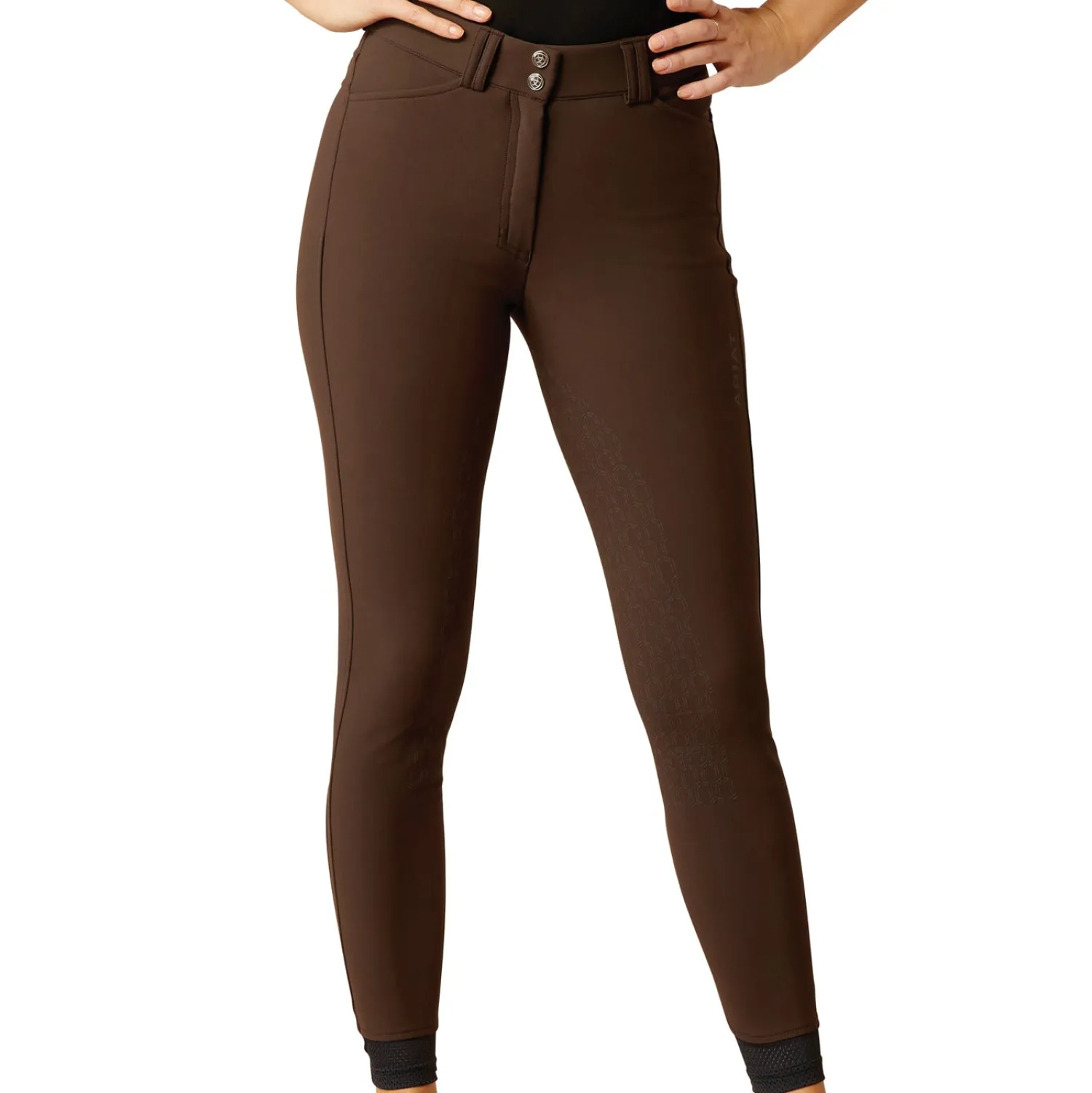 ARIAT-APPAREL Ariat® Ladies’ Tri Factor Vivacity Half-Grip Breech- Winter Breeches