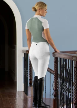 EQUINAVIA B Vertigo Ladies’ Kimberley Knee-Patch Breech with Leather Patches- Knee Patch Breeches