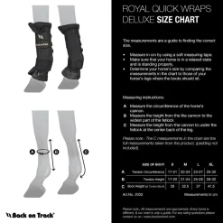 BACK ON TRACK BOT LL Back on Track® Royal Quick Wraps Deluxe- Therapy|Hoof & Hock Boots