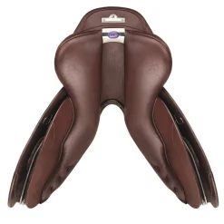 SADDLERY BRANDS INTL Bates Caprilli Close Contact+ Saddle with Extended Flap and Luxe Leather- English Saddles