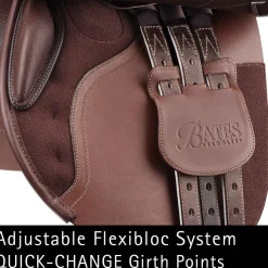 SADDLERY BRANDS INTL Bates Caprilli Close Contact+ Saddle in Luxe Leather with CAIR®- English Saddles
