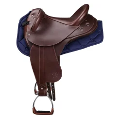 SADDLERY BRANDS INTL Bates Contoured Stock Saddle Pad- Close Contact Saddle Pads