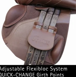 SADDLERY BRANDS INTL Bates Elevation®+ Luxe Leather Saddle- English Saddles