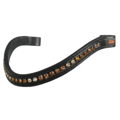 BON-VIVANT EQUSTRN Beasties™ Brilliance Crystal Wave Browband- Bridle Parts & Accessories