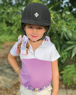BELLE AND BOW EQSTRN Belle & Bow Equestrian Children’s Short Sleeve Show Shirt-Kids Kids' Show Shirts|Show Shirts