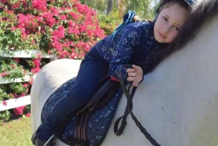 BELLE AND BOW EQSTRN Belle & Bow Equestrian Girls’ Long Sleeve Sun Shirt-Kids Kids' Casual Riding Clothes