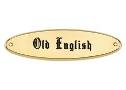 CRW Brass Raised Oval Nameplate- Nameplates