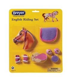 REEVES INTERNATIONAL Breyer® English Riding Set-Hot Colors-Kids Gifts|Breyer Horses