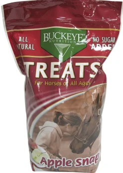 BRADLEY CALDWELL Buckeye Nutrition® No Sugar Added Apple Snaps- Horse Treats|Horse Treats