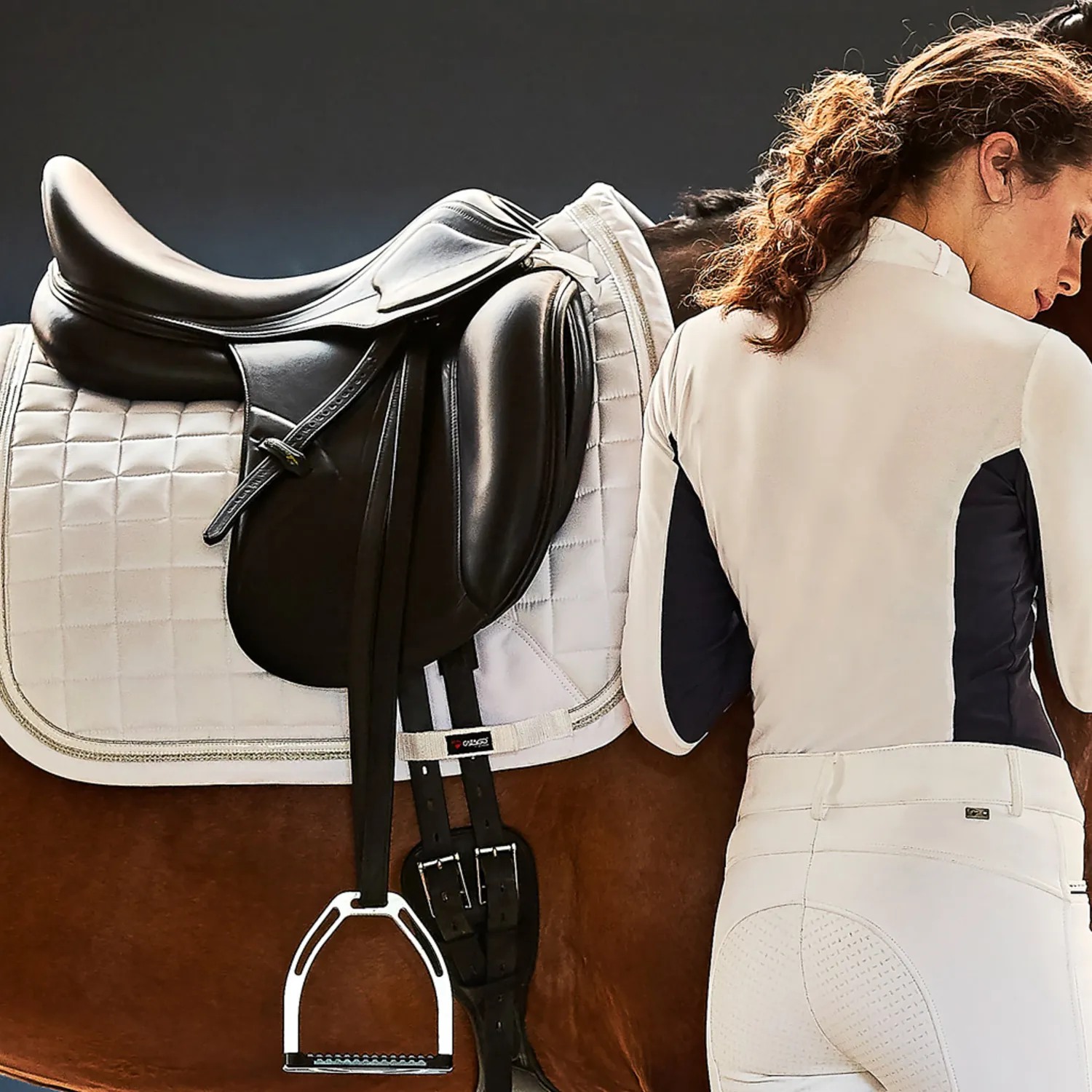 ERS Catago® FIR-Tech Elegant Dressage Pad- Dressage Pads|Close Contact Saddle Pads