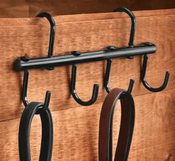KING YOUNG Collapsible 4-Hook Tack Rack- Stable Hardware
