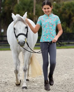 KIRSCH CoolBlast® 100 Kids’ Siobhan Short Sleeve Shirt-Kids Kids' Casual Riding Clothes