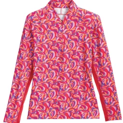 KIRSCH CoolBlast® 100 Ladies’ Asti Long Sleeve Print Shirt- Long Sleeve Tops