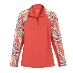 KIRSCH CoolBlast® 100 Ladies’ LaBelle Print Long Sleeve Shirt- Long Sleeve Tops