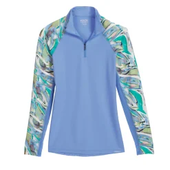 KIRSCH CoolBlast® 100 Ladies’ LaBelle Print Long Sleeve Shirt- Long Sleeve Tops