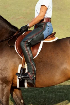 CROWN CUSTOM SDLRY Crown Custom Saddlery Chaps- Half Chaps