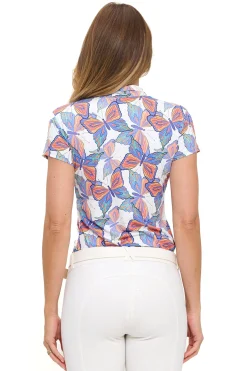 DANCING EQUESTRIAN Ladies’ Butterfly Short-Sleeve Shirt- Short Sleeve Shirts