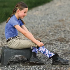 DREAMERS N SCHEMERS Dreamers and Schemers Youth Pair and a Spare Socks- Equestrian Socks|Riding Socks & Undergarments