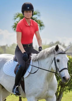 KIRSCH DS Ladies’ Iva Short Sleeve Polo Shirt- Short Sleeve Shirts