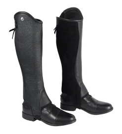 TEXT HORSE DS Ladies’ Stay Tight Leather Half Chaps- Half Chaps