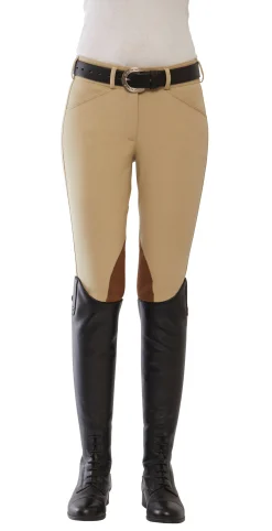 SUPERHOUSE DS Ladies' Wellesley Competition Knee-Patch Breech- Knee Patch Breeches