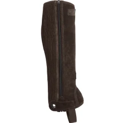S.K. SHOES AND BOOTS DS Suede Half Chaps with Silicone Grip Patch- Half Chaps