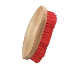 KING YOUNG DS Wood-Back Medium-Stiff Brush- Brushes & Hoof Picks