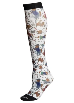 HAINING JOY TRADING DS Footprintz- Equestrian Socks|Riding Socks & Undergarments