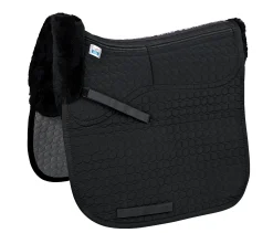 WORLD EQUSTRN BRNDS E.A. Mattes All-Purpose Square Correction Pad with Pockets for Shims & Bare Flaps- Close Contact Saddle Pads