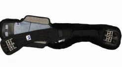 WORLD EQUSTRN BRNDS E.A. Mattes Crescent Short Girth with Detachable Cover- Girths & Accessories