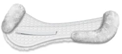 WORLD EQUSTRN BRNDS E.A. Mattes Platinum EWWA Sheepskin All-Purpose Half Pad with Rear Trim- Half Pads