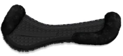WORLD EQUSTRN BRNDS E.A. Mattes Platinum EWWA Sheepskin All-Purpose Correction Half Pad with Rear Trim- Half Pads