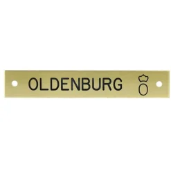 DOVER DROPSHIP Engraved Breed Logo- Nameplates
