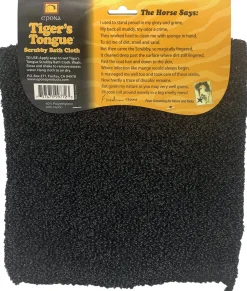EPONA LTD Epona Tiger’s Tongue® Scrubby Bath Cloth- Braiding & Tails|Grooming Totes