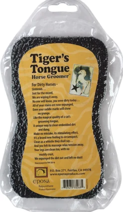 EPONA LTD Epona Tigers Tongue Scrubber- Bathing Tools|Brushes & Hoof Picks