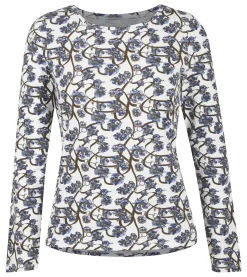 KERRITS EQL by ® Ladies’ Organic Cotton Long Sleeve Print Top- Long Sleeve Tops