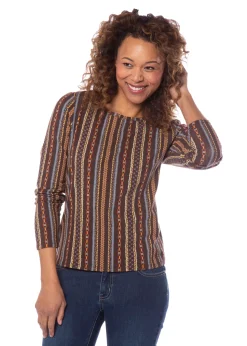 KERRITS EQL by ® Ladies’ Organic Cotton Long Sleeve Print Top- Long Sleeve Tops