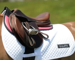 EQUIFIT ® Pony ImpacTeq Contour Half Pad with Colored Trim- Half Pads