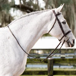 EQUINAVIA Valkyrie Fancy-Stitched Hunter Bridle & Reins- English Bridles