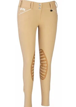 JPC EQUESTRIAN Equine Couture™ Ladies' Brittni Silicone Knee-Patch Breech- Knee Patch Breeches