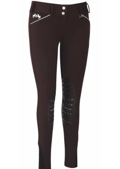 JPC EQUESTRIAN Equine Couture™ Ladies' Brittni Silicone Knee-Patch Breech- Knee Patch Breeches